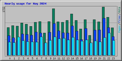 Hourly usage for May 2024